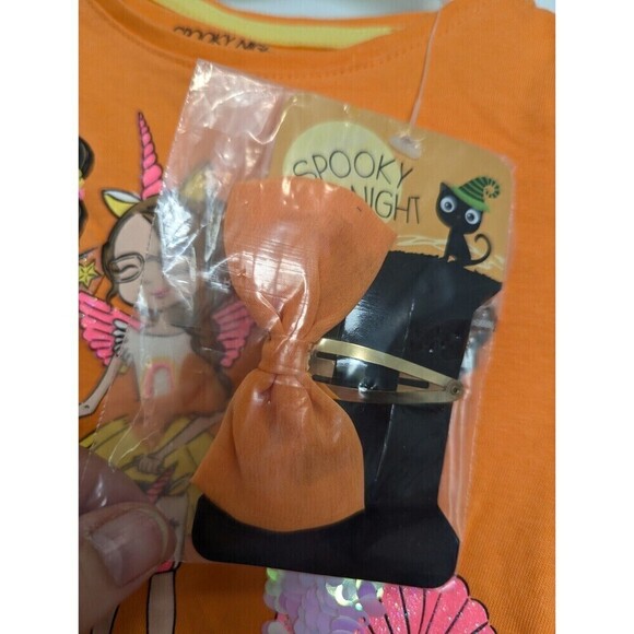 Spooky Night Girls Halloween Costume Outfit Size Small 5 6 - Picture 4 of 8